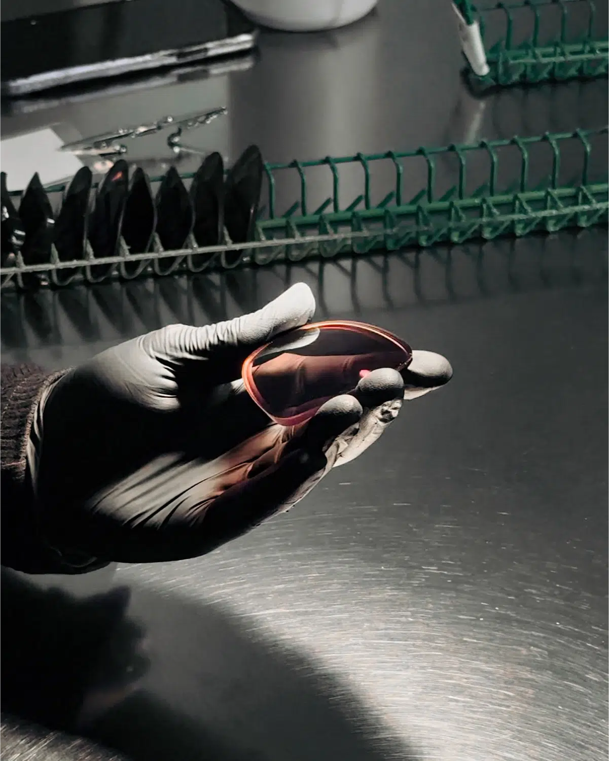 Production process of Maui Jim lens