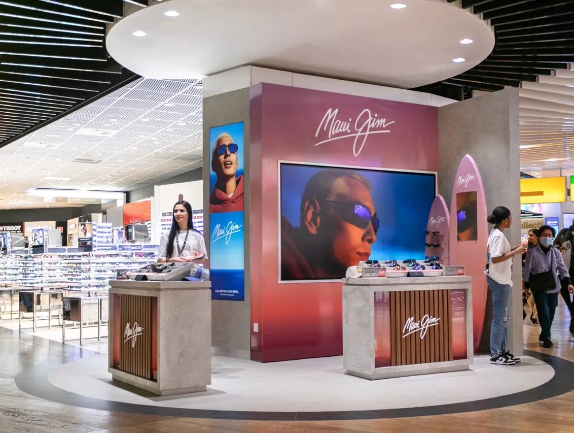 The assortment of Maui Jim glasses