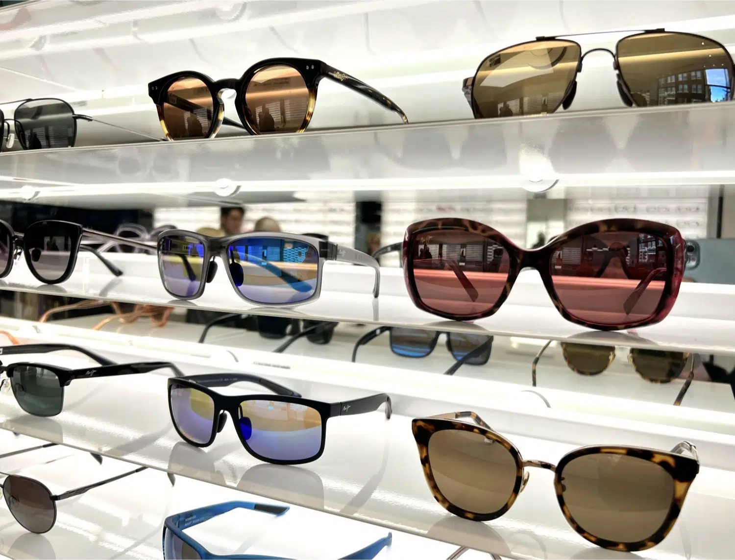 A great assortment of Maui Jim frames