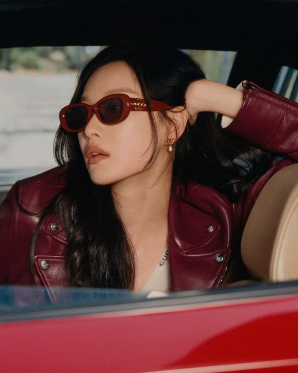 shades gucci red