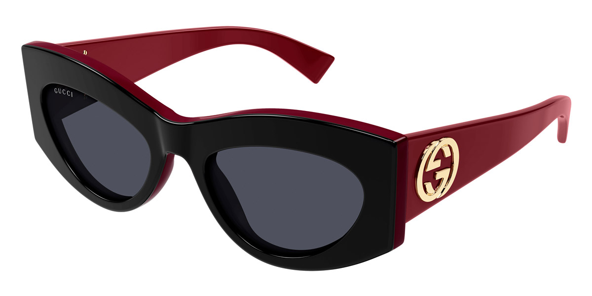 gucci black/red sunglasses gg1843s