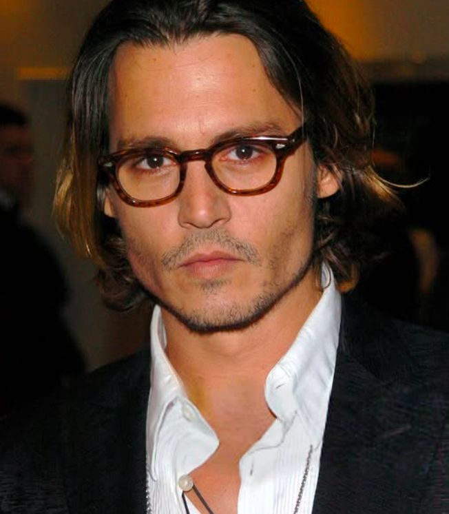depp wears eyeglasses