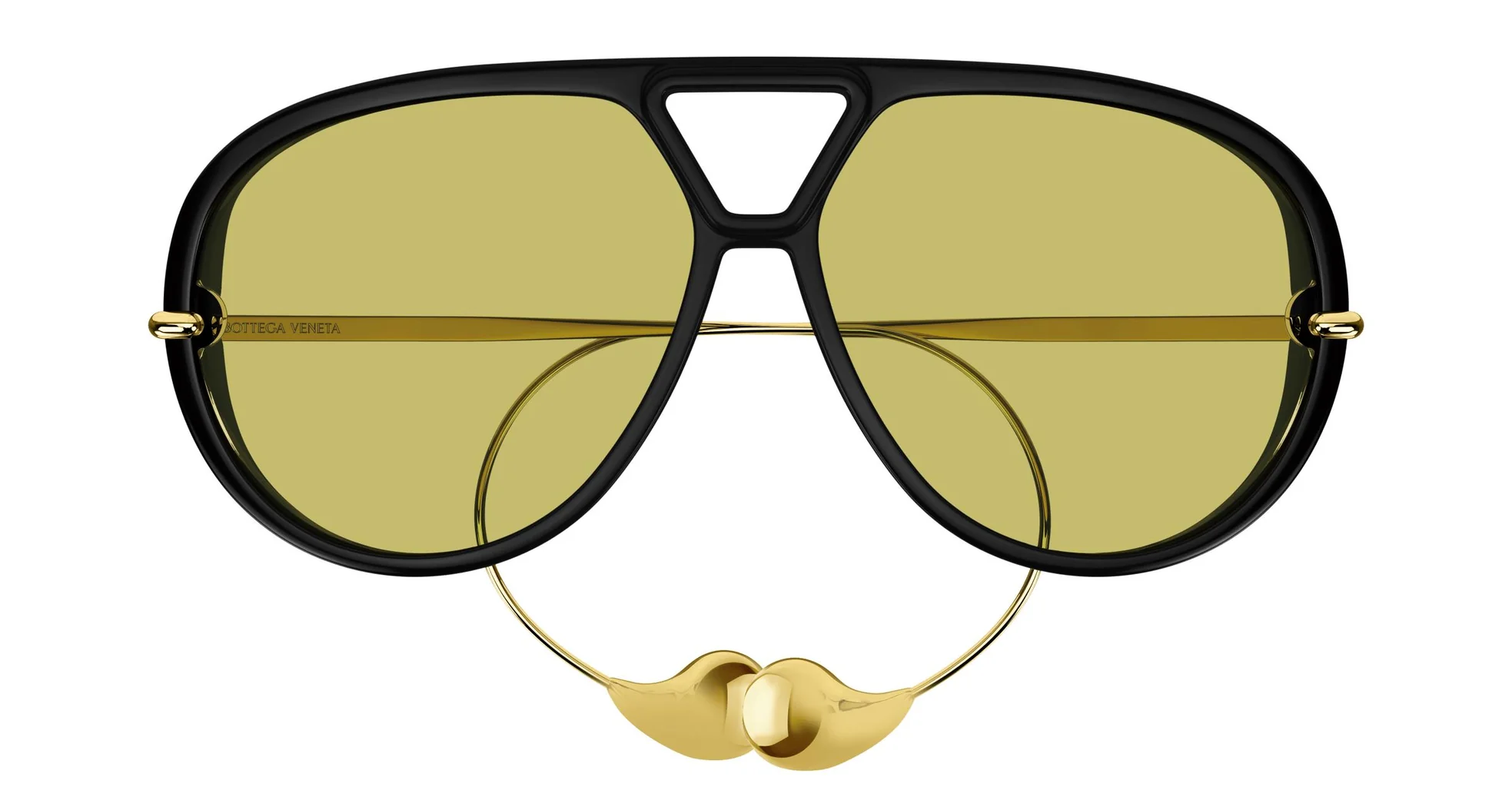 bottega veneta sunglasses black/gold