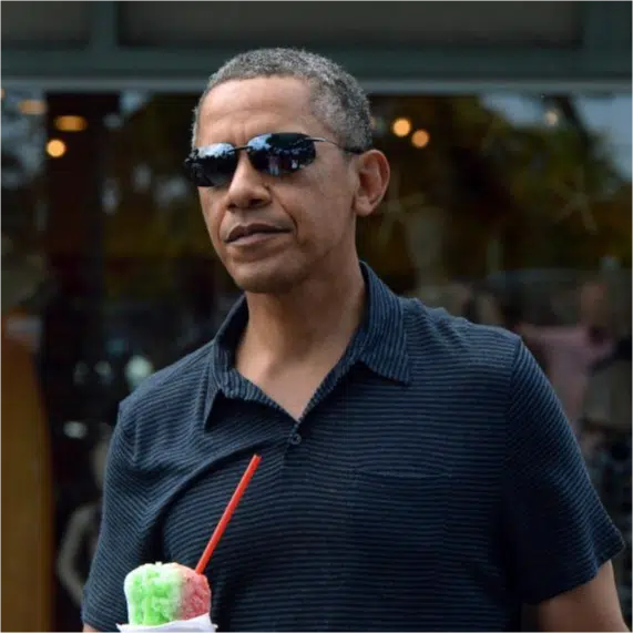Barack Obama wearing Ho’okipa
