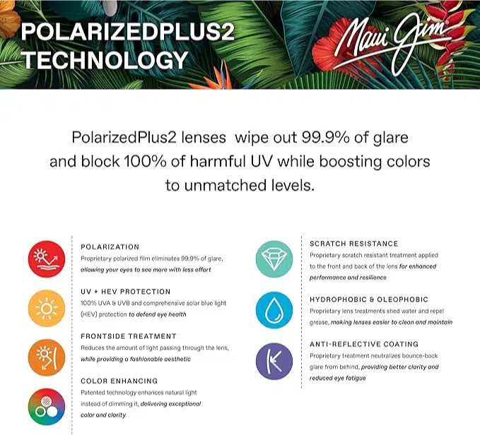 PolarizedPlus2® technology by Maui Jim