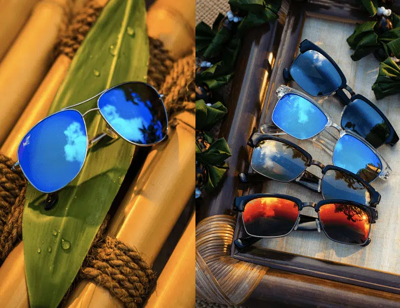 The assortment of Maui Jim shades