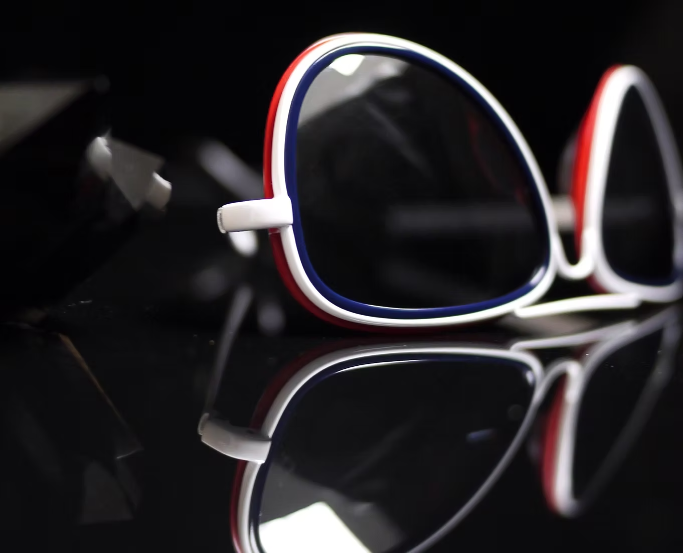 mistral white tricolor sunglasses