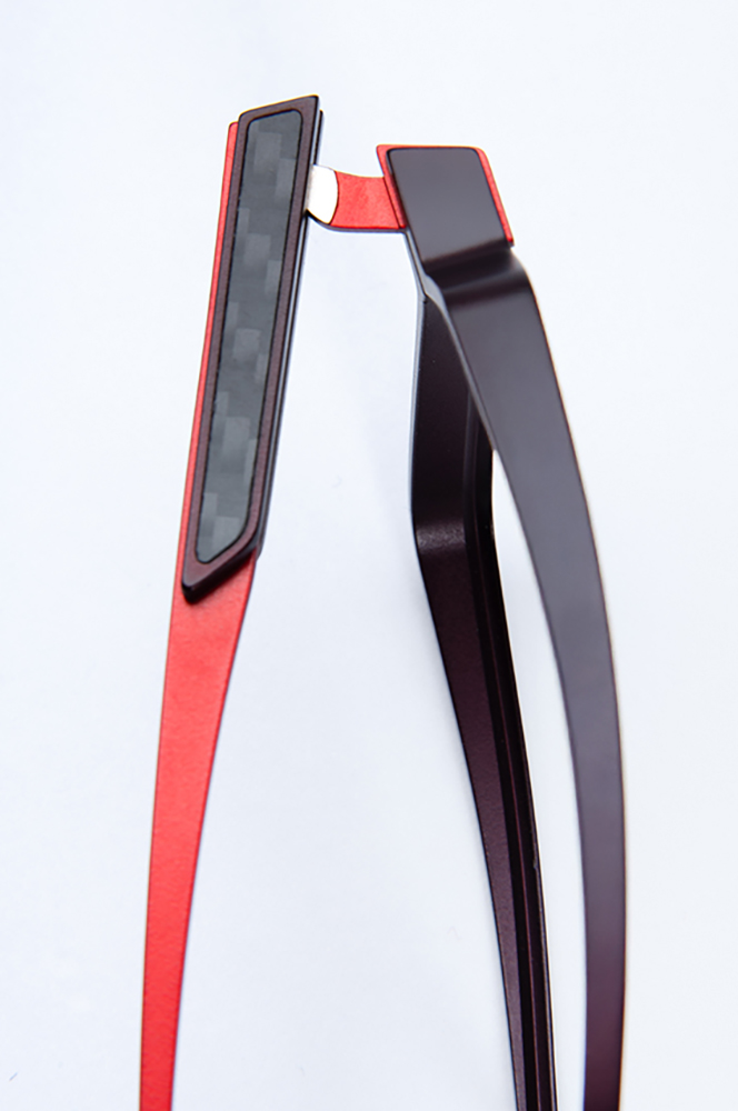 jf rey frame red black