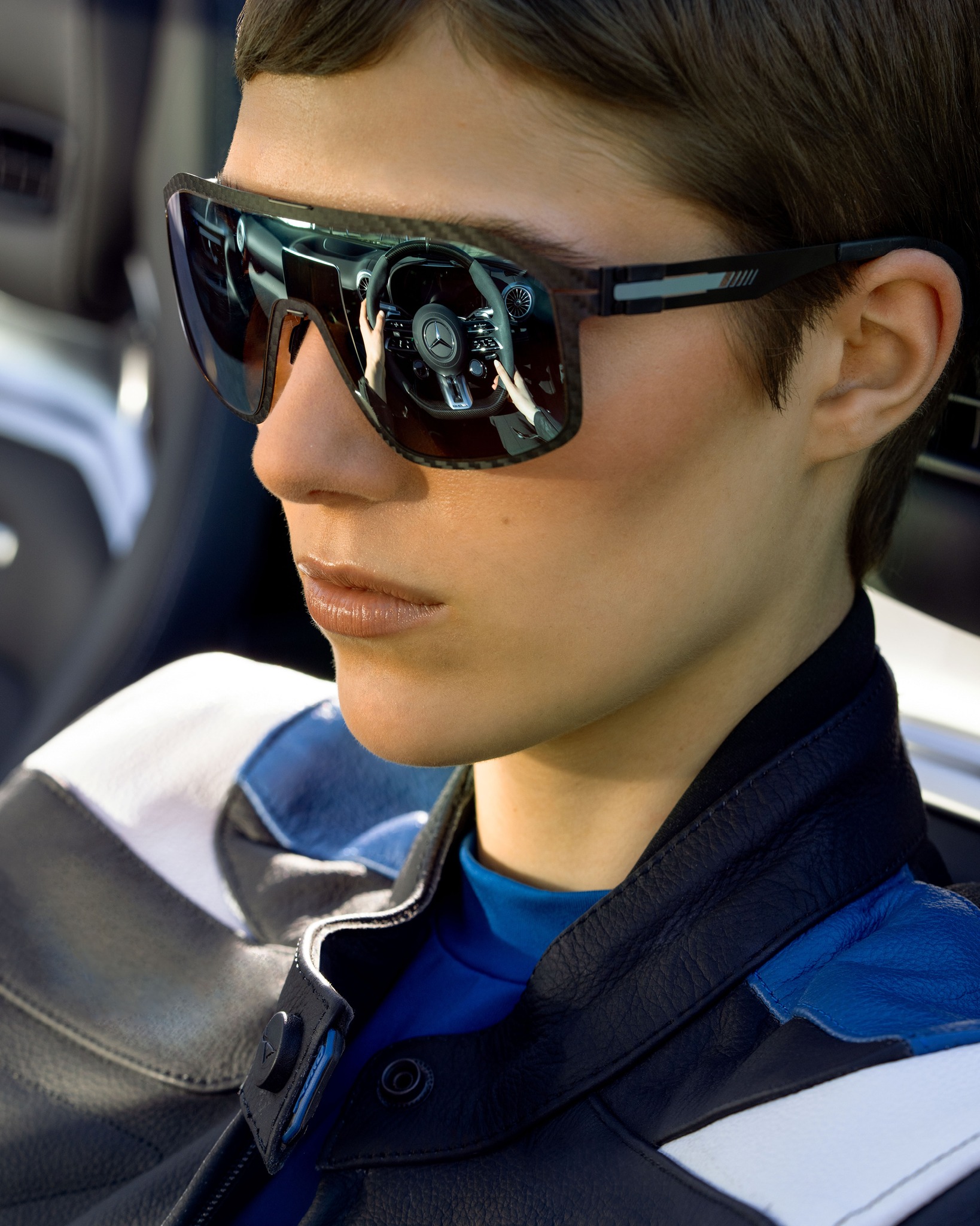 ic! berlin shield sunglasses