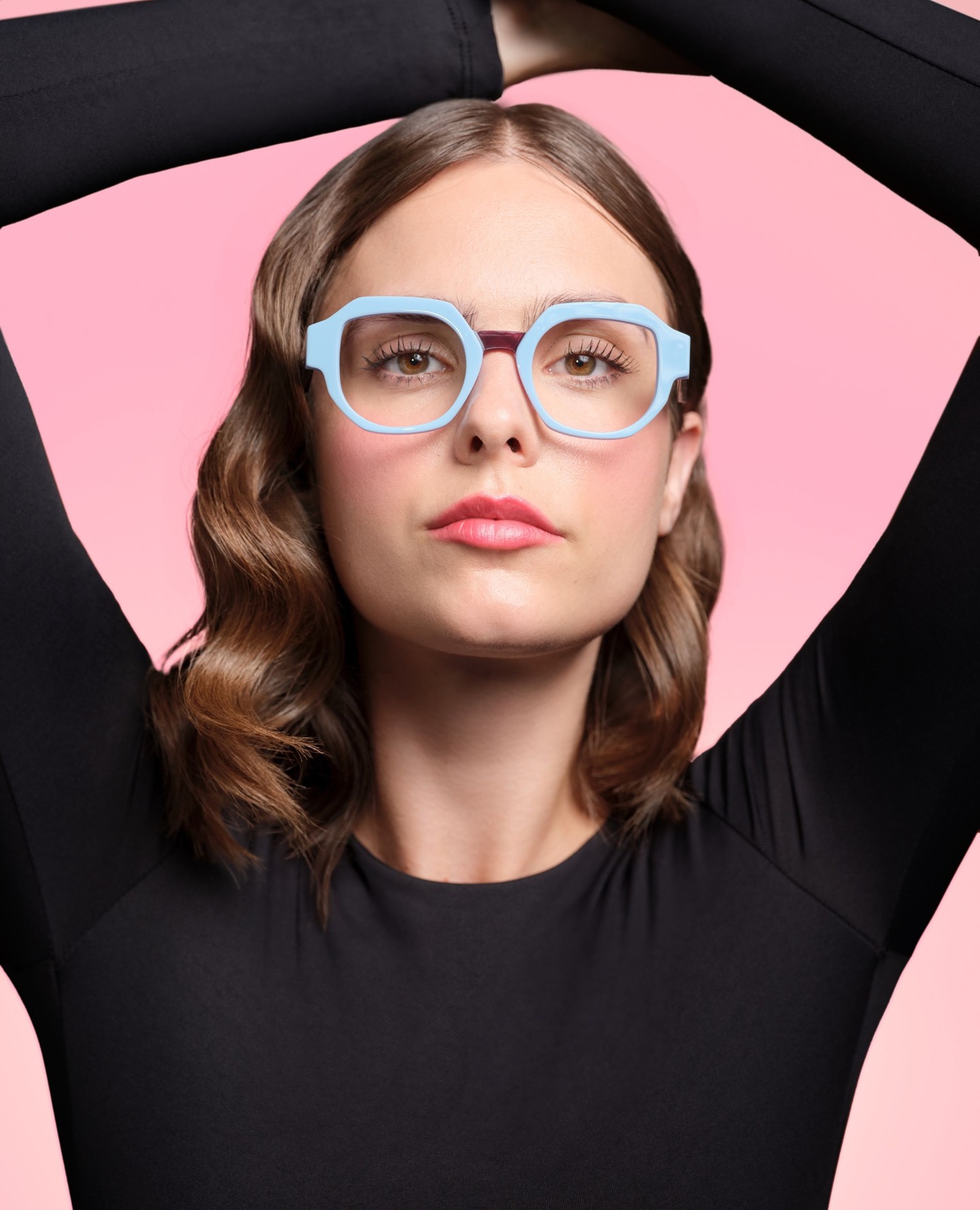 glasses face a face women