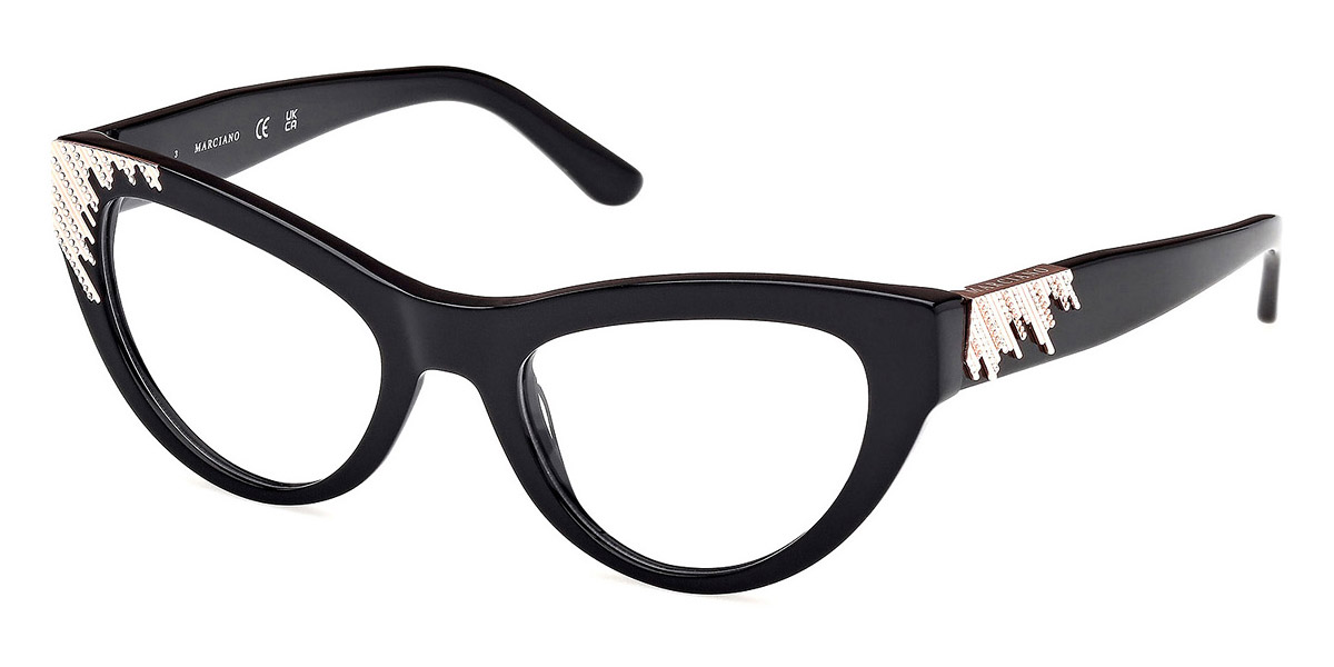 Black optical frame cat-eye Marciano