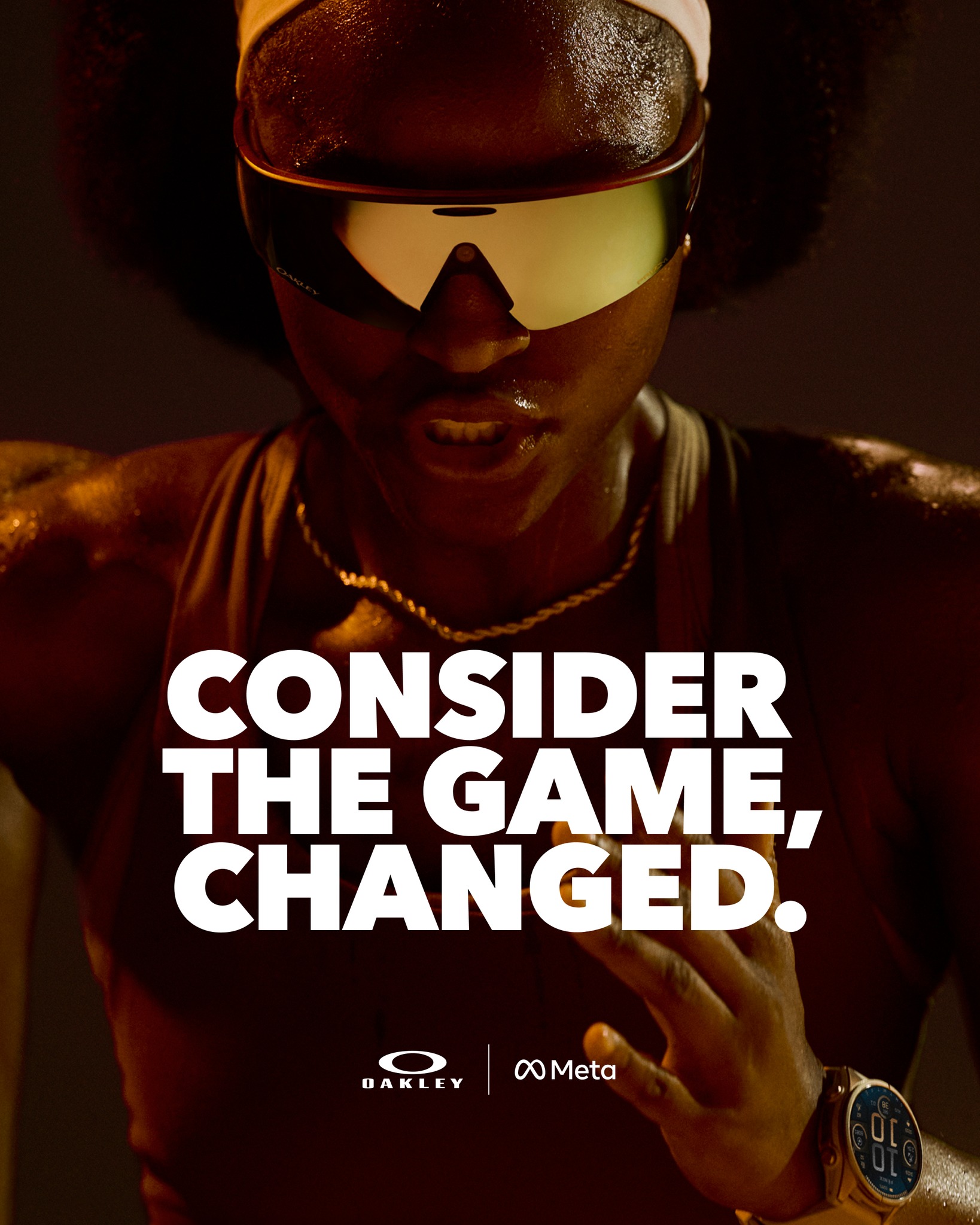 Vanguard Oakley frame on woman