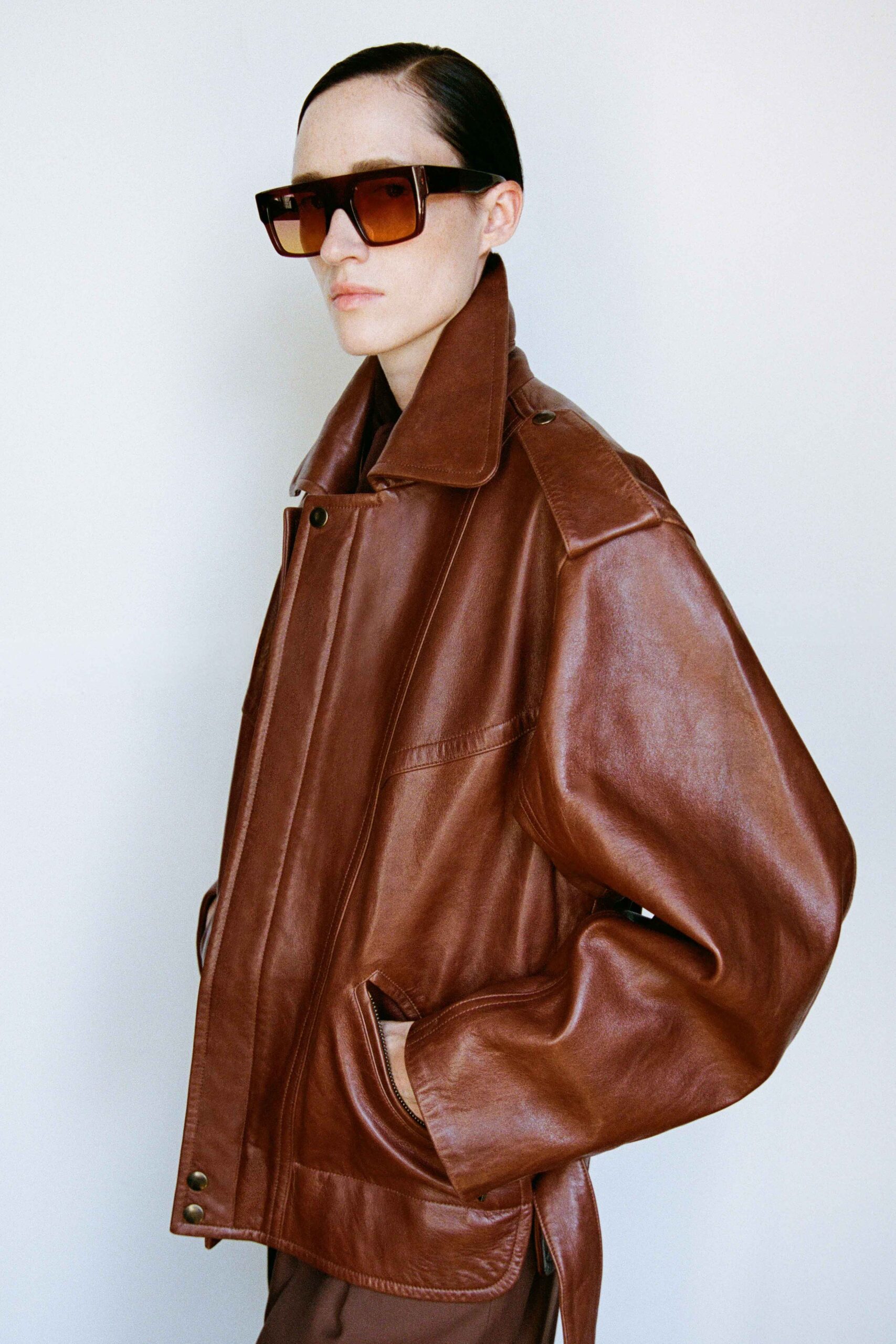 Salix shades on woman