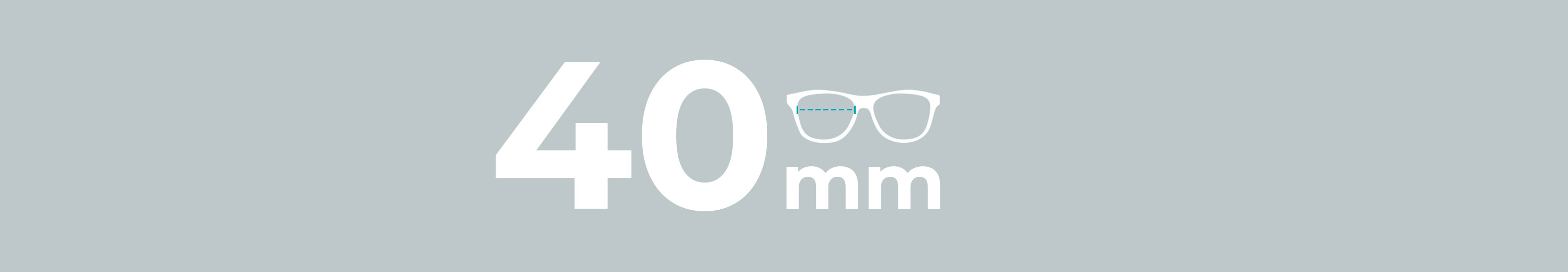 Eyeglasses 40mm Lens