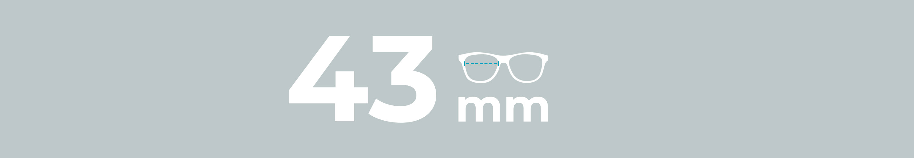 Eyeglasses 43mm Lens
