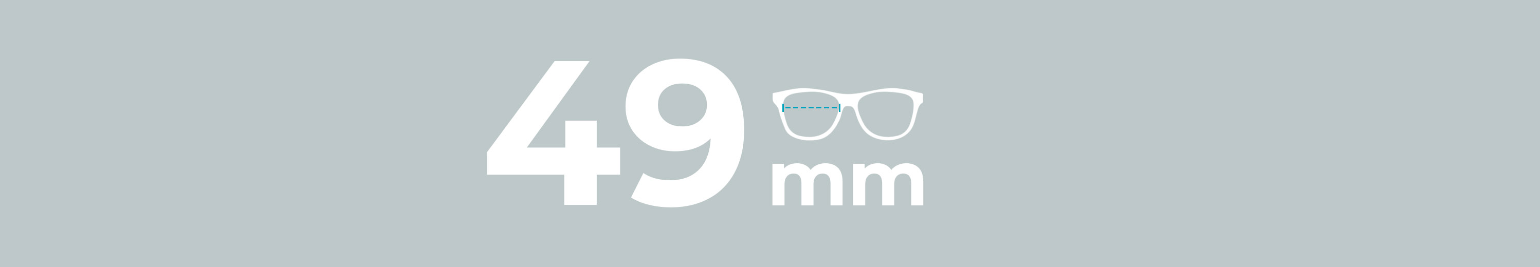 Lens Size: 49mm Glasses