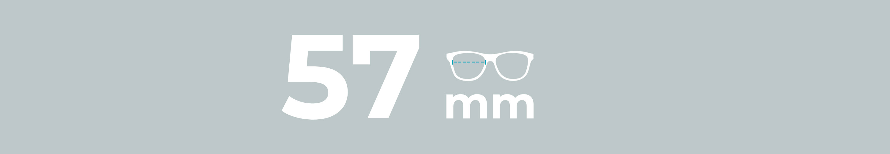 Lens Size: 57mm Glasses