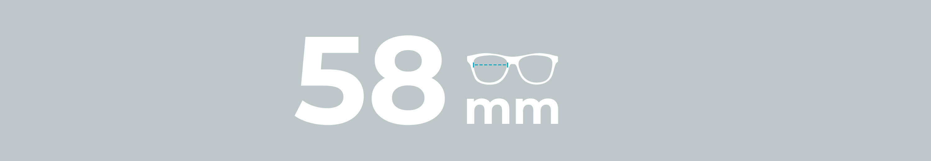 Lens Size: 58mm Glasses