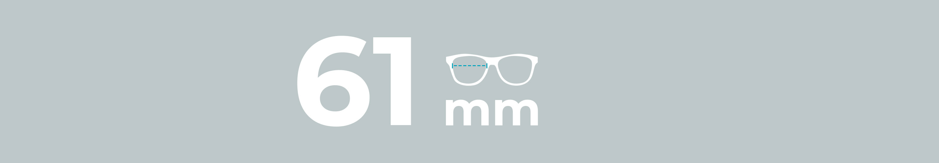 Lens Size: 61mm Glasses