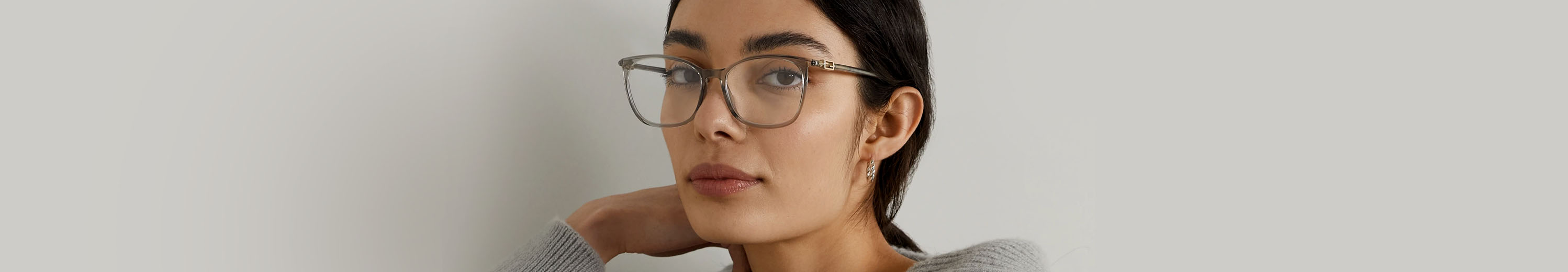 Eyeglasses: Gray Frame