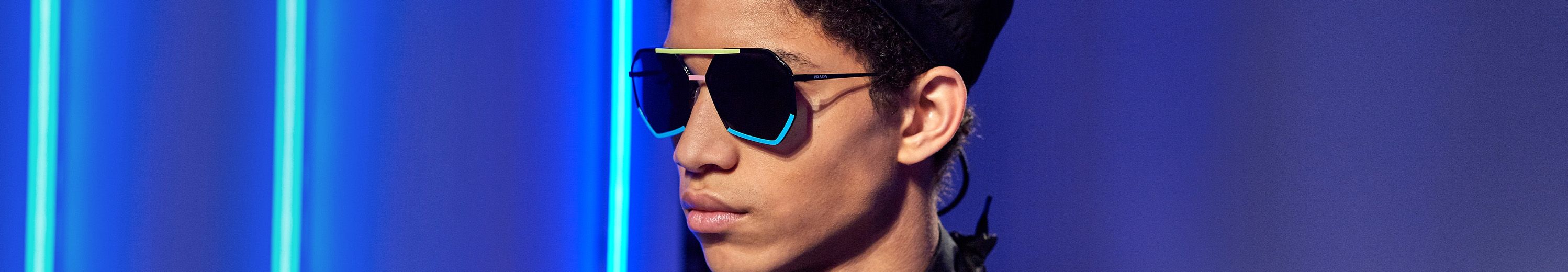 Geometric Sunglasses Frame for Men