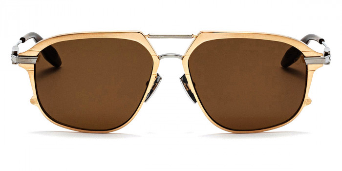 Akoni™ Icarus 206C 58 - Brushed White Gold/Black Palladium