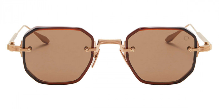 Akoni™ Juno-Two 307B 47 - Brushed Gold/Dark Brown Crystal