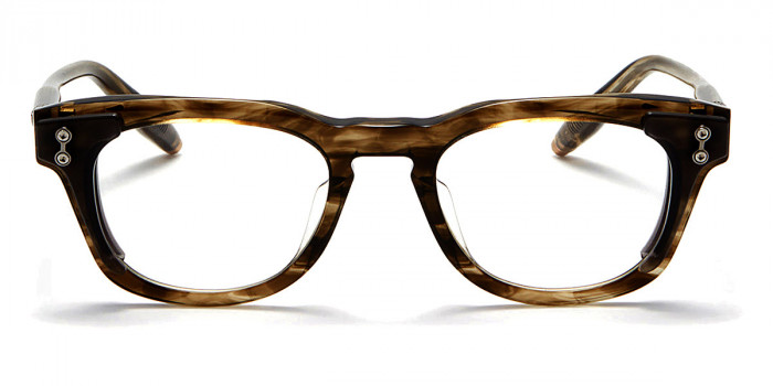 Akoni™ Orion 410C 50 - Green Tortoise Swirl/Olive Side Shields