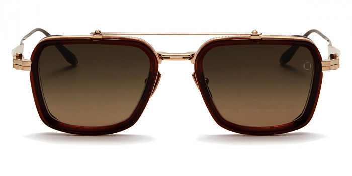 Akoni™ Solis 507C 51 - White Gold/Dark Brown Crystal