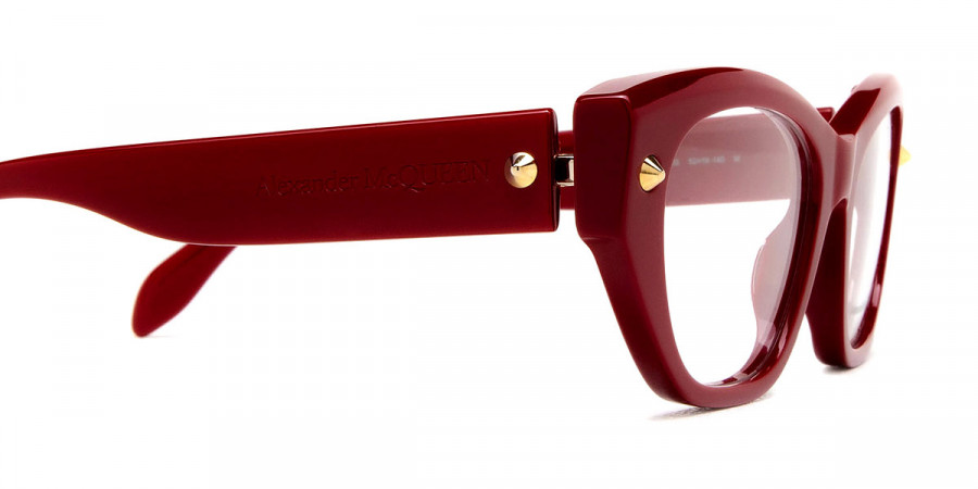 Color: Burgundy (003) - Alexander McQueen AM0410O00352