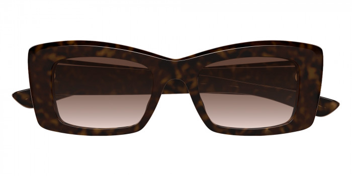 Alexander McQueen™ AM0526S 002 50 - Havana