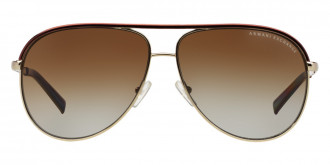 Color: Light Gold/Dark Brown (6010T5) - Armani Exchange AX20026010T561