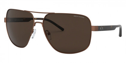 Armani Exchange™ AX2030S 610673 64 Brown Sunglasses