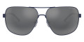 Matte Blue / Mirrored Black