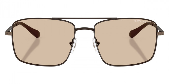 ARMANI EXCHANGE™ AX2054S 612793 57 - Matte Dark Brown/Matte Beige Sprayed Dark Brown