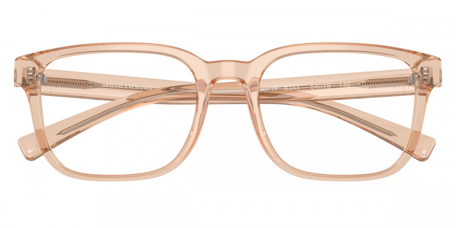 Color: Shiny Transparent Brown (8344) - Armani Exchange AX3071F834454