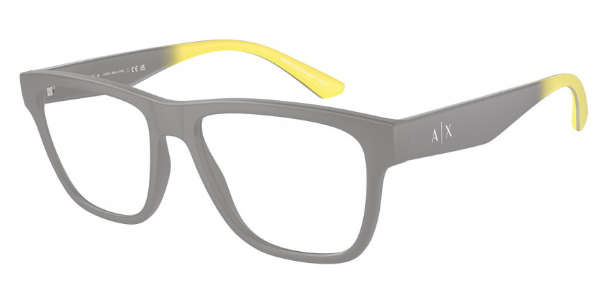 Armani Exchange™ AX3105F 8180 55 - Matte Gray/Gray Gradient Yellow
