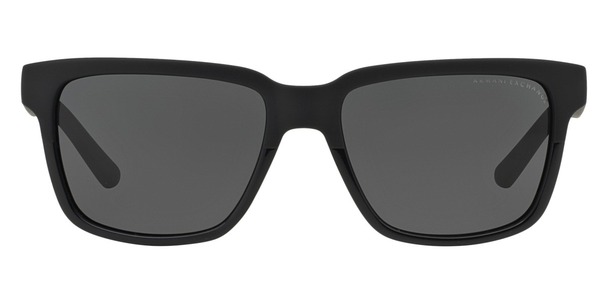 Armani Exchange Sunglasses AX4026S 812287 Black Matte Black 56mm Unisex Plastic Black