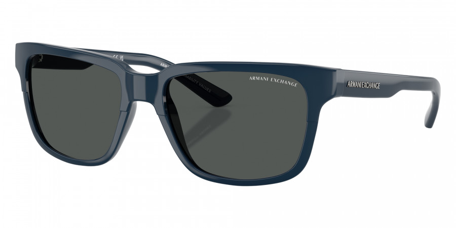 Color: Shiny Navy Blue (840087) - ARMANI EXCHANGE AX4026S84008756