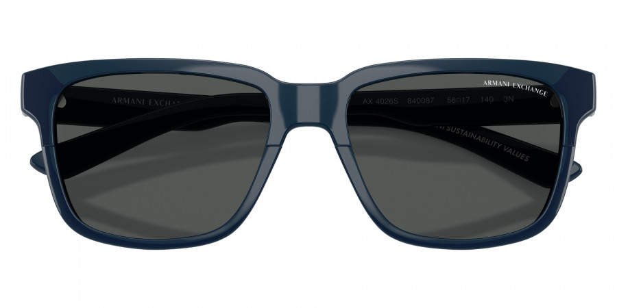 Color: Shiny Navy Blue (840087) - ARMANI EXCHANGE AX4026S84008756