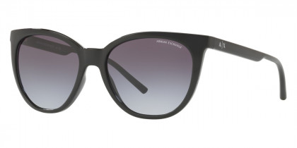 Color: Black (81588G) - Armani Exchange AX4072SF81588G55
