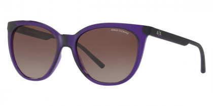 Color: Transparent Purple (823613) - Armani Exchange AX4072SF82361355