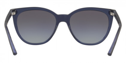 Color: Transparent Blue (82378G) - Armani Exchange AX4072SF82378G55