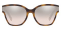 Havana / Lght Brwn Mirrored Silvr Grdient