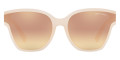 Matte Opaline Milky / Gray Mirrored Rose Gold