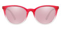Transparent Pink / Crystal / Pink Mirrored White