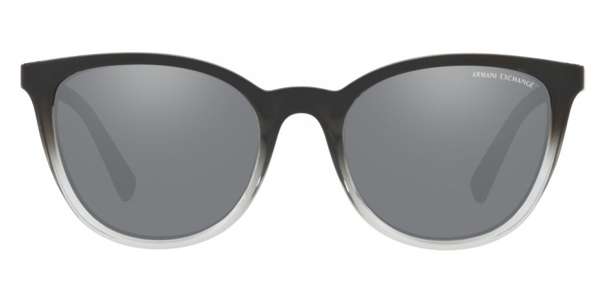 Color: Black/Transparent Smoke (82556G) - Armani Exchange AX4077S82556G55