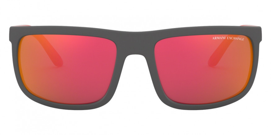 Color: Matte Brown/Gray (82846Q) - Armani Exchange AX4084S82846Q60