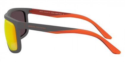 Color: Matte Brown/Gray (82846Q) - Armani Exchange AX4084S82846Q60