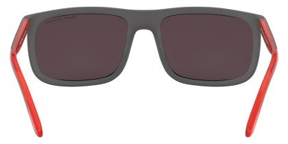 Color: Matte Brown/Gray (82846Q) - Armani Exchange AX4084S82846Q60